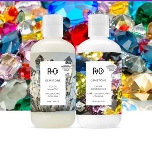 NEW, SEALED R+Co GEMSTONE Shampoo and Conditioner Set, Full Size, MSRP $68.00